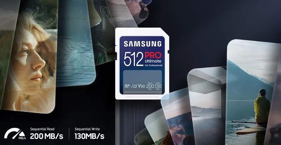 Karta pamięci Samsung SDXC PRO Ultimate 2023 64 GB V30 U3 UHS-I (200 MB/s)